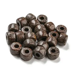 Natural Snowflake Obsidian Beads