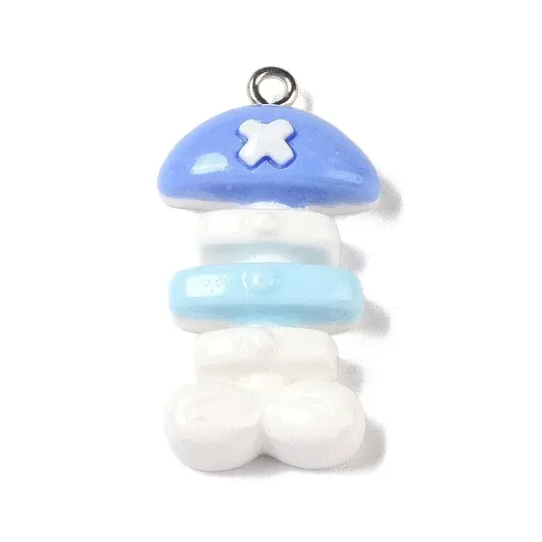 Ocean Theme Opaque Resin Pendants