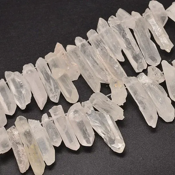 Natural Quartz Crystal Beads Strands