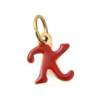 Ion Plating(IP) 304 Stainless Steel Enamel Alphabet Charms