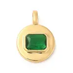 Brass with Cubic Zirconia Pendants