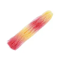 Gradient Color Baking Painted Glass Bead Strands