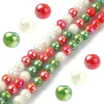 Opaque Electroplate Glass Beads Strands