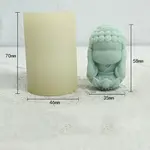 3D Buddha Statue DIY Food Grade Silicone Candle Molds