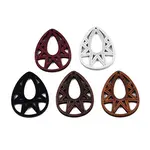 Spray Painted Wooden Pendants