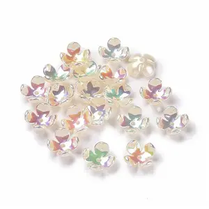 Opaque Acrylic Bead Caps