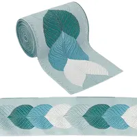 3M Polyester Jacquard Leaf Ribbon for Garment Accessories