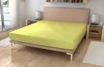 4-jersey prostěradlo - sv. žlutá - 90 x 200 cm
