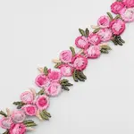 Flower Polyester Trim Ribbon