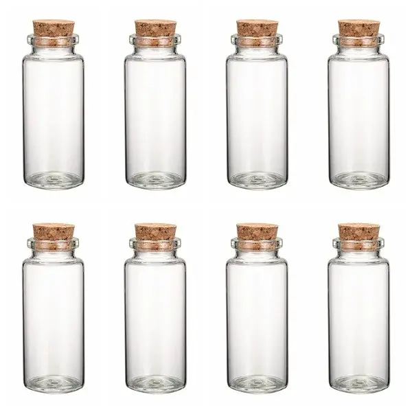 Glass Jar Glass Bottles Bead Containers