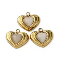 304 Stainless Steel Cat Eye Pendants