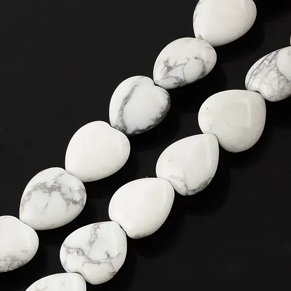 Natural Howlite Bead Strands
