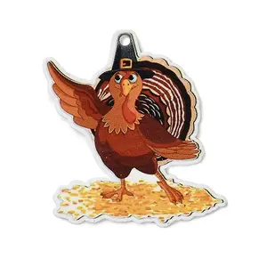 Thanksgiving Day Printed Acrylic Pendants