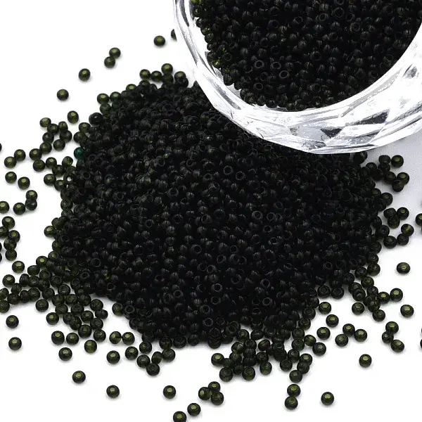 15/0 Transparent Czech Glass Seed Beads