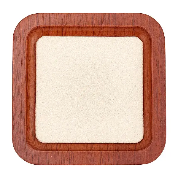 Square Wood Jewelry Plate