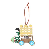 Christmas Car Handmade Polymer Clay Pendant Decorations