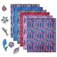 6Pcs 6 Colors Glitter Heat Transfer