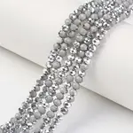 Electroplate Opaque Glass Beads Strands