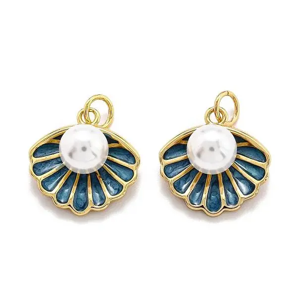 Brass Enamel Pendants