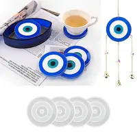 DIY Evil Eye Cup Mat Silicone Molds