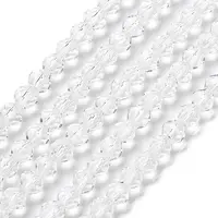 Transparent Glass Beads Strands