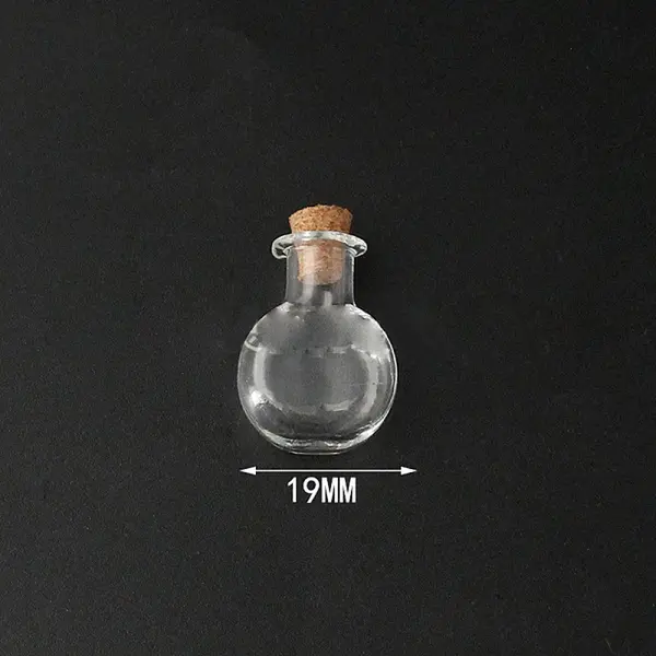 Mini High Borosilicate Glass Bottle Bead Containers