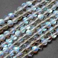 Synthetic Moonstone Beads Strands