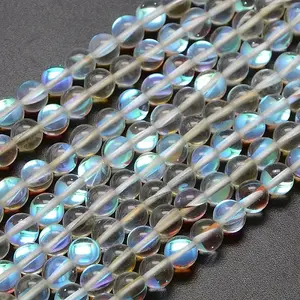 Synthetic Moonstone Beads Strands