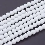 Faceted(32 Facets) Glass Beads Strands