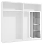 Funkční police do skříní 220 - bílá