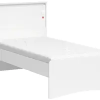 Postel 100x200cm s usb pure - bílá