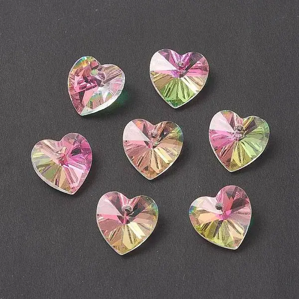 Faceted Glass Charms