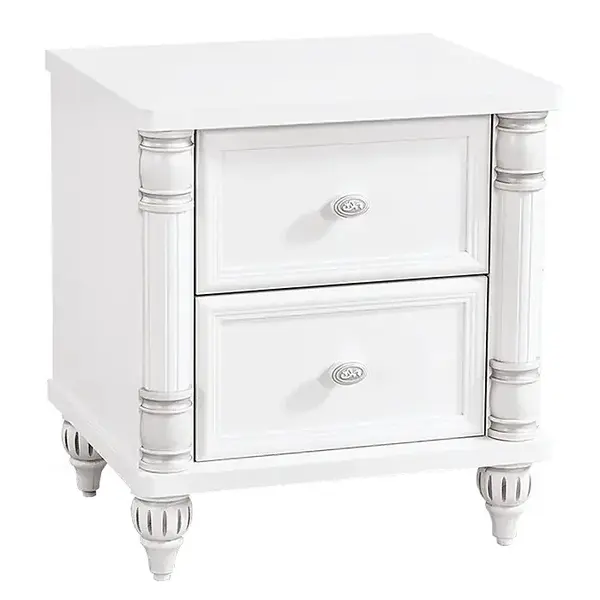 Noční stolek carmen - bílá