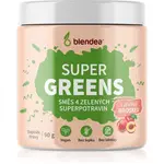 Blendea Supergreens prášek na přípravu nápoje pro detoxikaci Peach 90 g