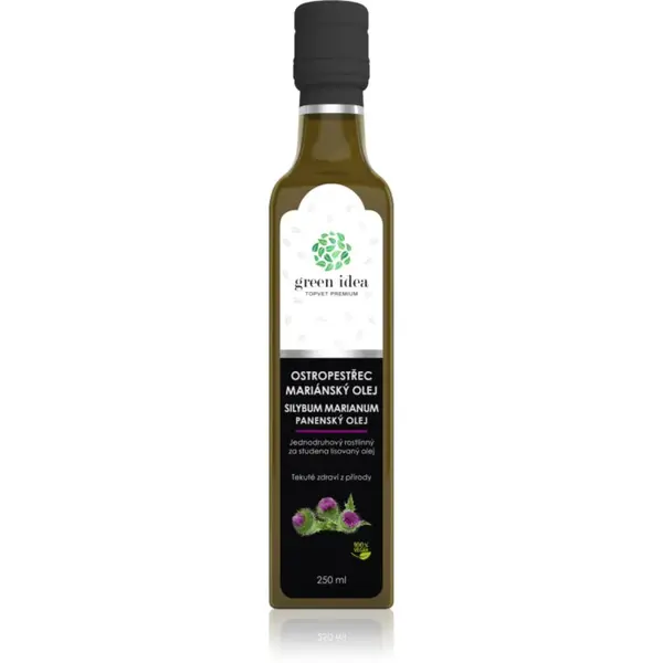 Green Idea Pestrec mariánsky za studena lisovaný olej 250 ml