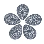 430 Stainless Steel Filigree Pendants