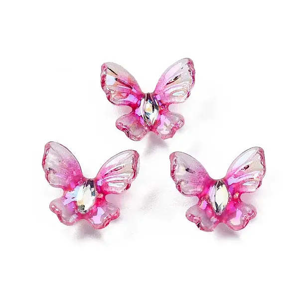 Rainbow Color Resin Cabochons