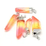 Natural Quartz Crystal Pointed Pendants