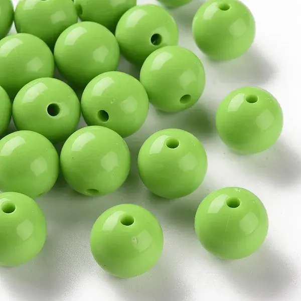 Opaque Acrylic Beads