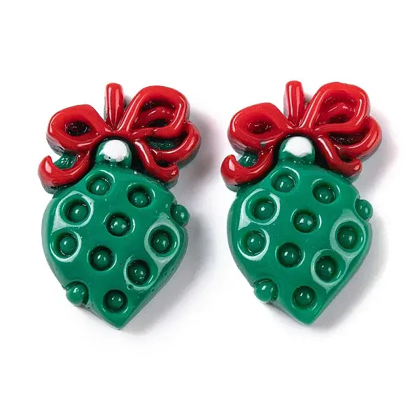 Christmas Decorations Theme Opaque Resin Decoden Cabochons