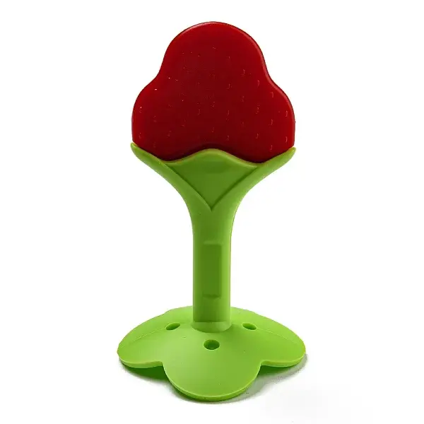 Silicone Fruit Teether and Toothbrush