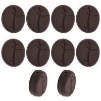 10Pcs Food Grade Eco-Friendly Silicone Beads