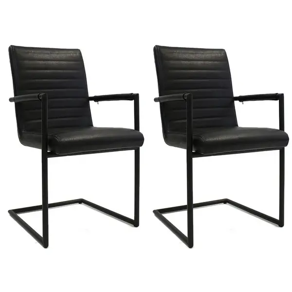 MID.YOU SADA ŽIDLÍ S PODRUČKAMI 2 kusy