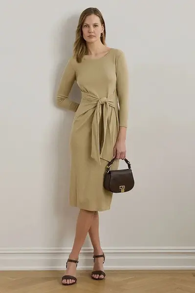 Lauren Ralph Lauren bodycon šaty s bavlnou