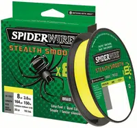 Spiderwire splétaná šňůra stealth smooth 8 žlutá 150 m - 0,09 mm 7,5 kg