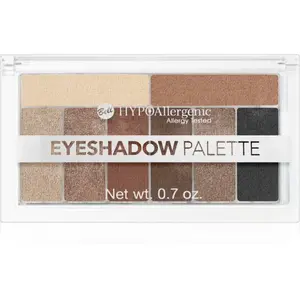 Bell Hypoallergenic paleta očních stínů 8 barev odstín 01 17 g