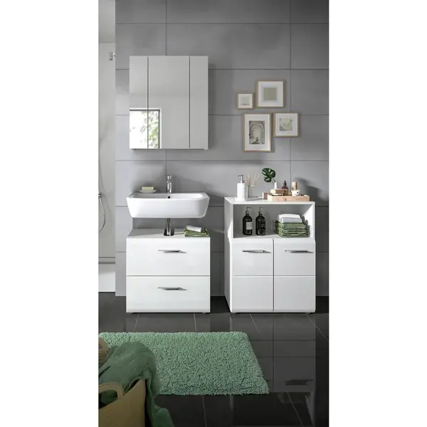 MID.YOU KOUPELNA vysoce lesklá bílá