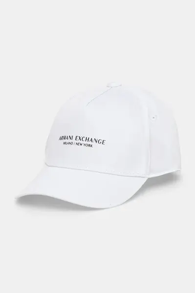 Bavlněná baseballová čepice Armani Exchange