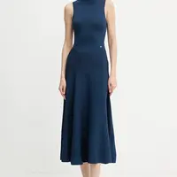Šaty Guess CASSANDRA modrá barva, maxi, W5YK0S Z0241