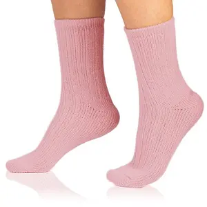 Fialové dámské ponožky Bellinda SUPER SOFT SOCKS
